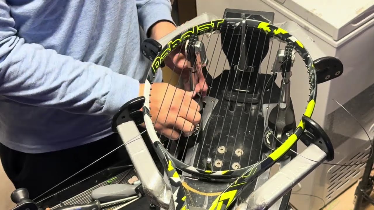 Racquet stringing speed dilemma 