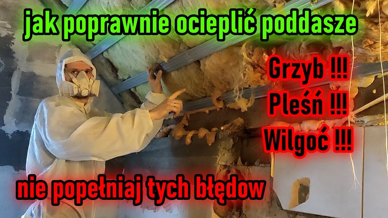 ocieplenie poddasza wełną mineralną, krok po kroku