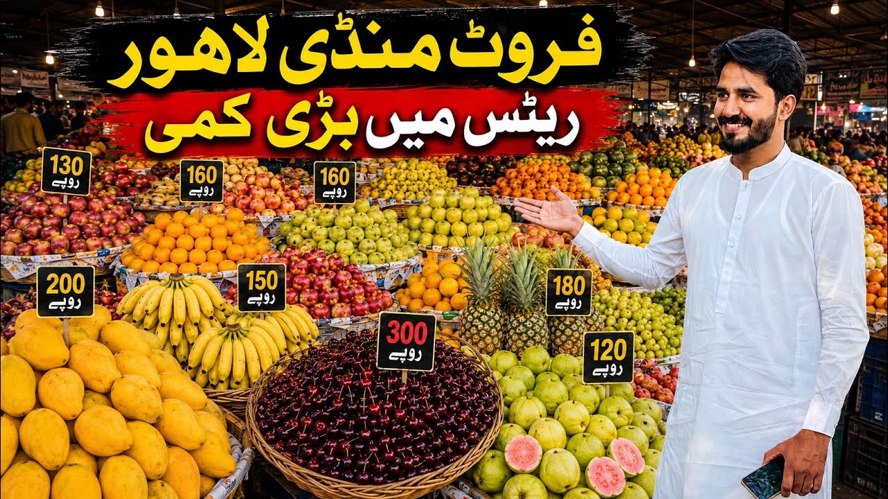Fruit Mandi Lahore Latest Video | Lahore Fruit Mandi Rates | Fruit Wholesale Market | Fruits Market 