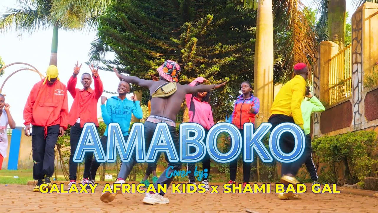 AMABOKO - Galaxy African Kids ft Bad Gal Shami ( Diamond Platnumz _ Rayvany )4K Official Dance Video