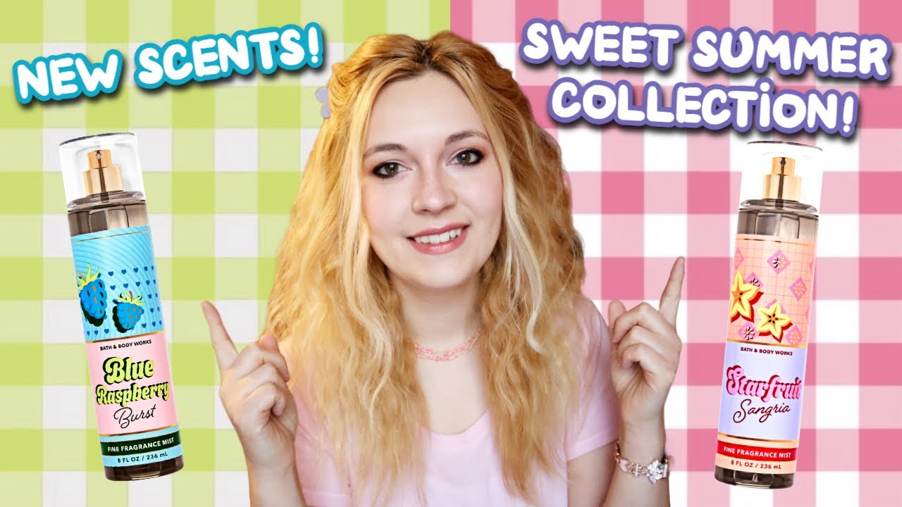 🍧 NEW SUMMER COLLECTION Bath & Body Works: Sweet Summer 🍧 Blue Raspberry Burst & Starfruit Sangira