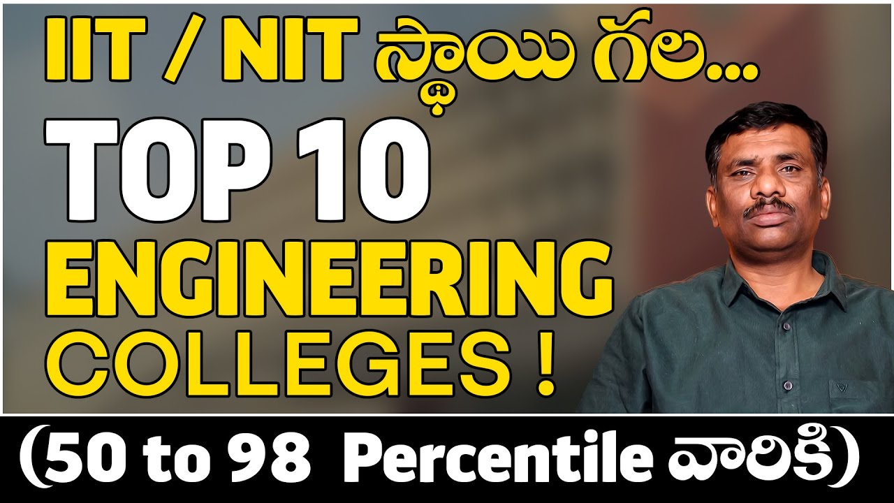 CSE కోసం Top 10 COLLEGES ( JOSAA కాకుండా ) !  JEE తో సంబంధం లేదు !! | SBR TALKS | MENTORSHIP