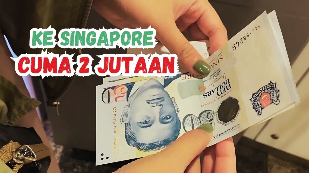 VLOG PERTAMA KALI AJAK ADIK KE SINGAPURA!! LOW BUDGET 😱 I TIPS UNTUK PEMULA