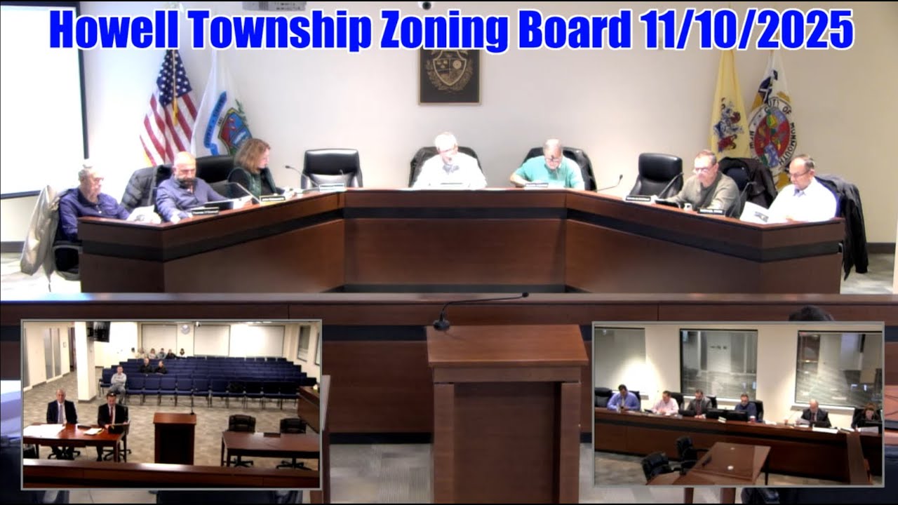 Howell Township Zoning Board Meeting 11/10/2025