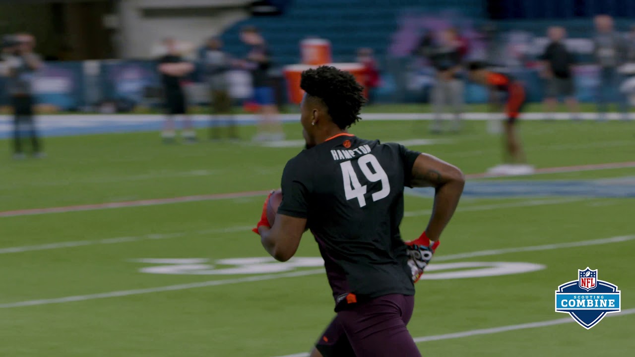 SAQUAN HAMPTON Combine Drills