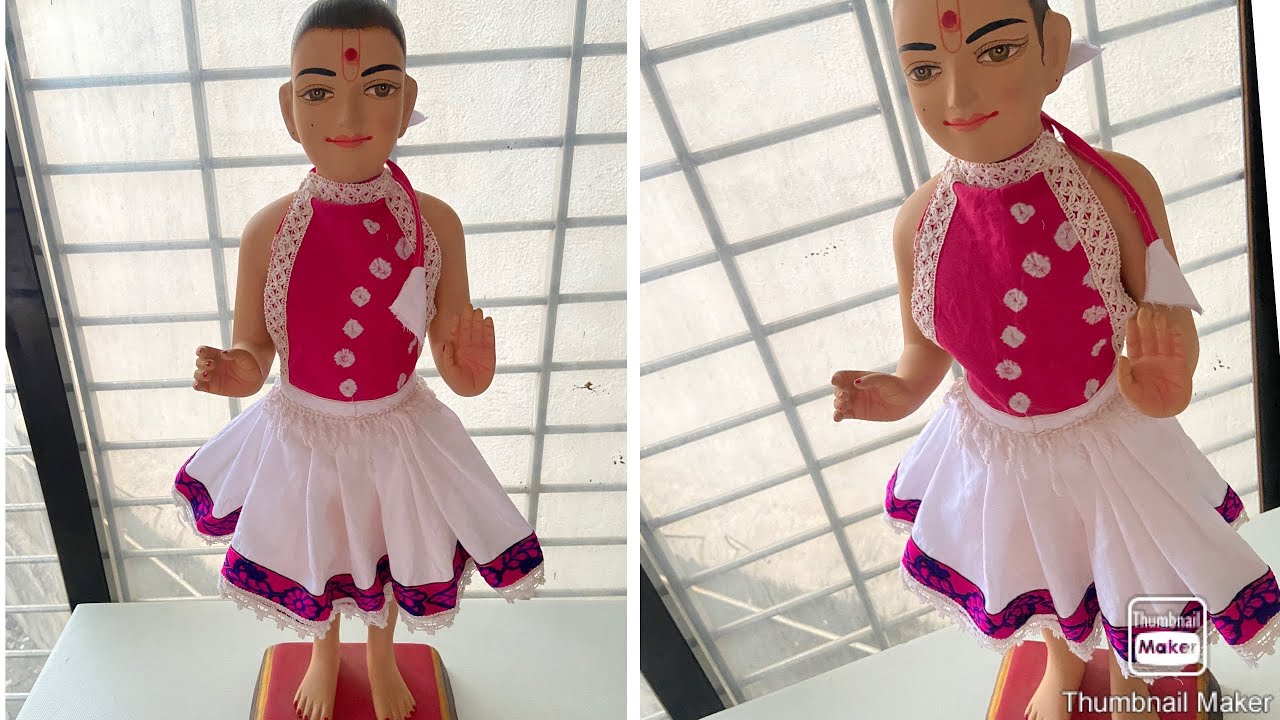 How to make swaminarayan bhagvan simple and new summer dress (vadha)🙏🏻🙏🏻🙏🏻🙏🏻🙏🏻