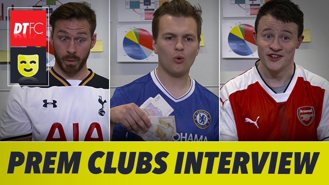 When Premier League clubs go on a job interview 😂