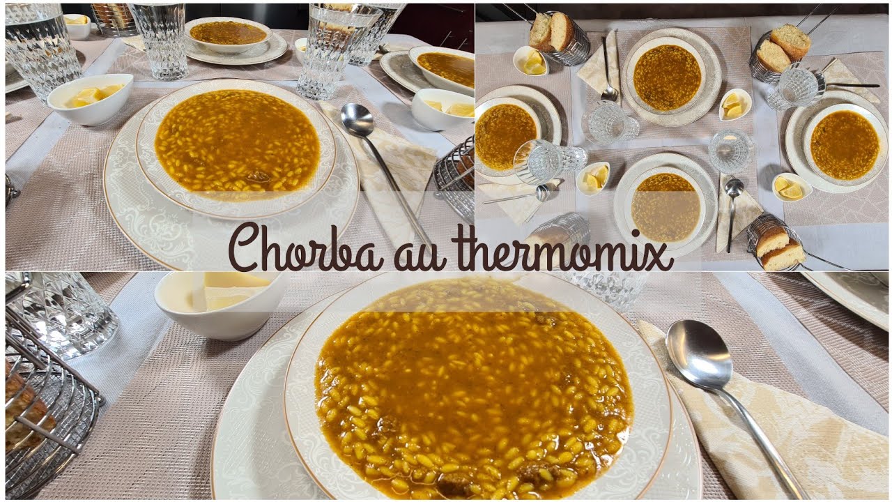 chorba ultra savoureuse faite au thermomix 👌😍