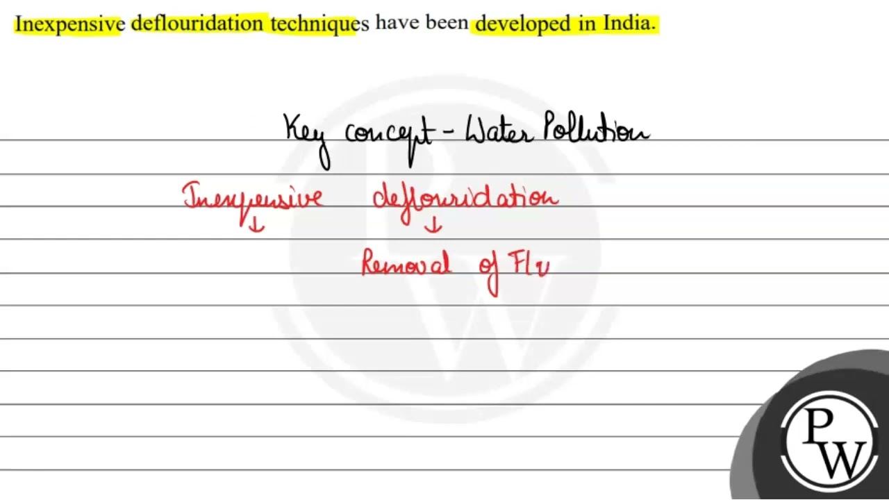 Inexpensive deflouridation techniques have been developed in India.