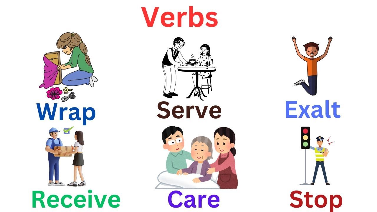 Verbs I Action words I Most used verbs I Verbs for kids I Verb - Part 6
