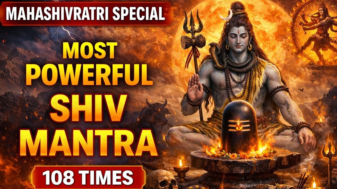 Mahashivratri Special — Most Powerful Shiv Mantra 108 Times | Removes All Negativity & wealth #shiv