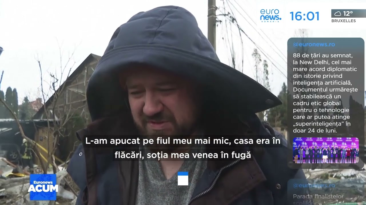 Rusia atacă Kiev și Liov cu drone și rachete. O polițistă de 23 de ani a fost ucisă în bombardamente