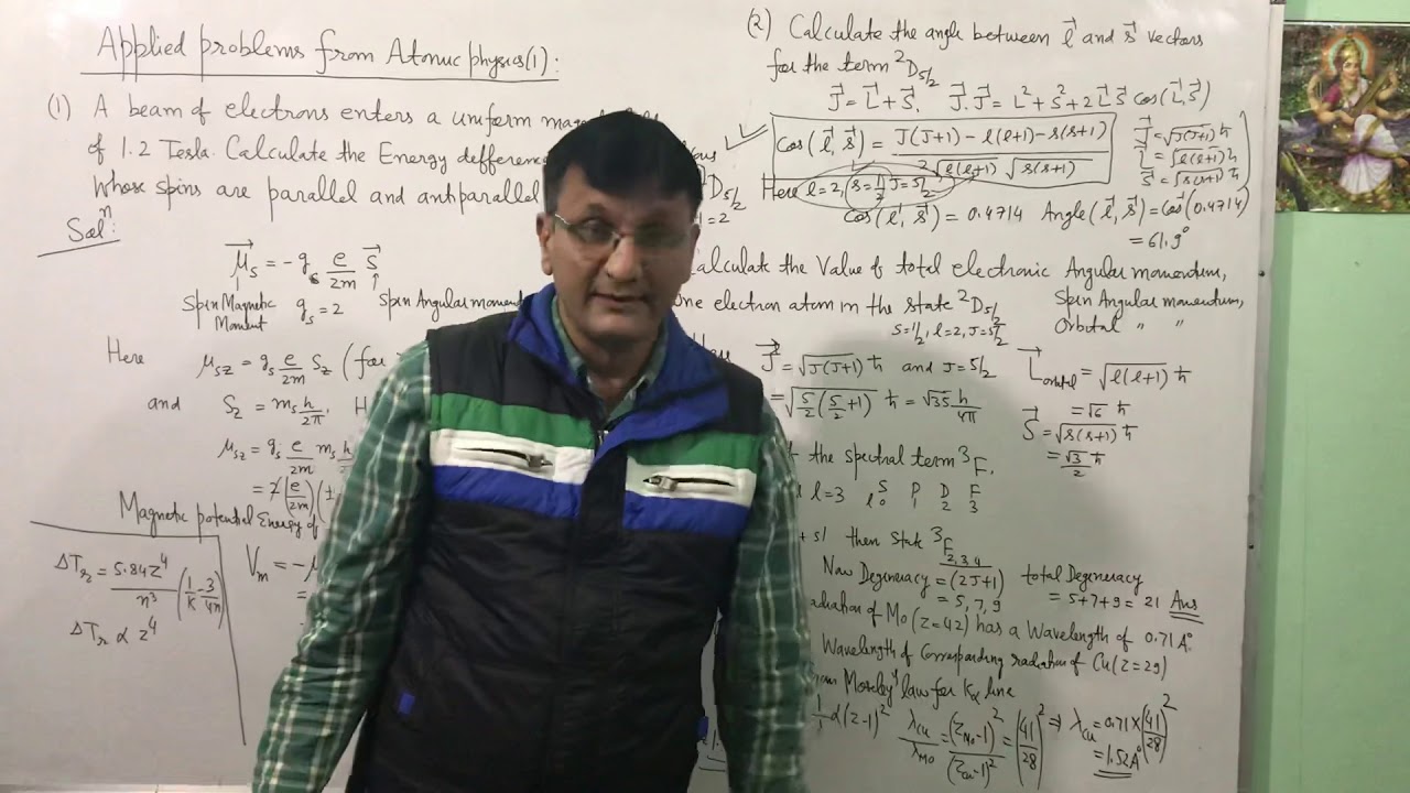 Applied problems from atomic physics-1