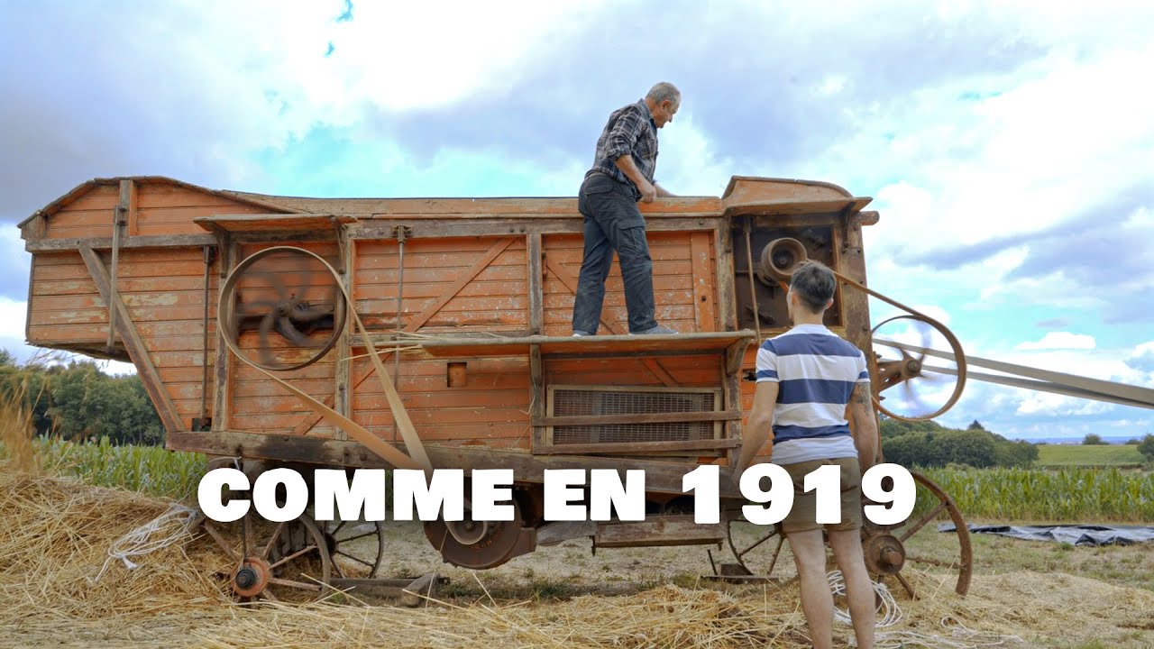 La vieille batteuse