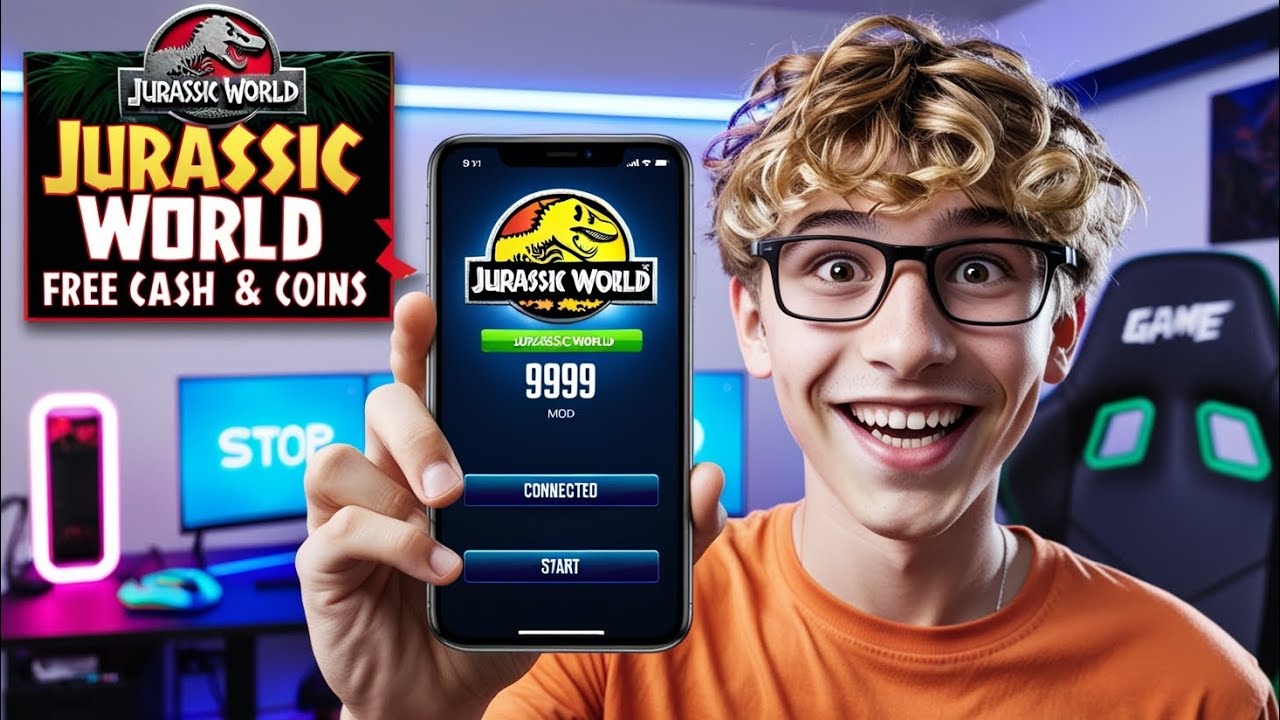 Jurassic World The Game Hack - How I Got Unlimited DNA, CASH, COINS in Jurassic World iOS, Android