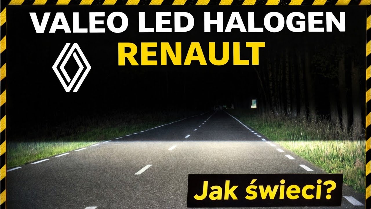 Halogeny LED - jak świecą? Laguna III / Clio IV