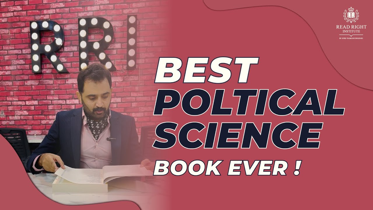 BEST POLITICAL SCIENCE BOOK RECOMMENDED BY SYED TAIMOOR BUKHARI