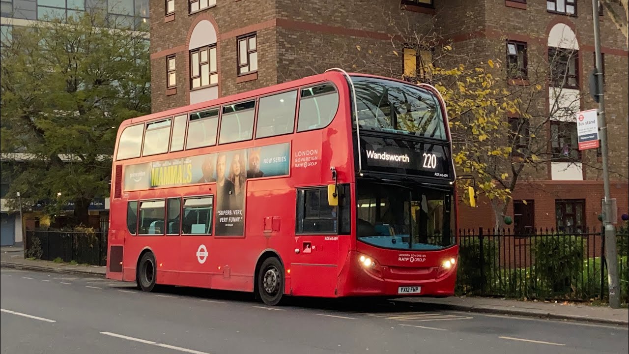Full Route Visual | London Bus Route 220: Willesden Junction to Wandsworth 