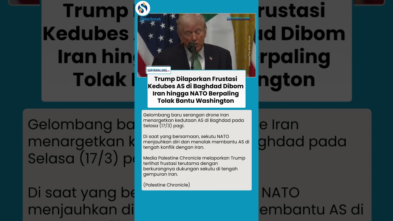 TRUMP FRUSTASI! NATO Tolak Bantu, Selat Hormuz Masih Ditutup Iran, Harga Minyak Tembus US$100