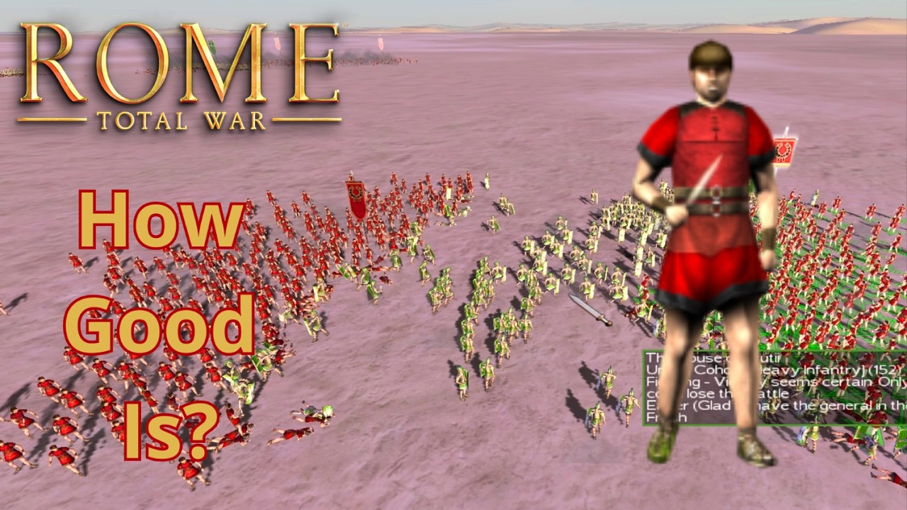 How Good Are Roman Peasants on VH Difficulty in OG Rome: Total War?