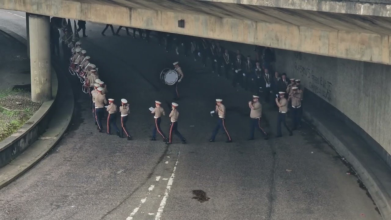 ABOD Relief of Derry Parade 2025-SGT White Memorial Flute Band Northern Ireland-Under the Bridge 