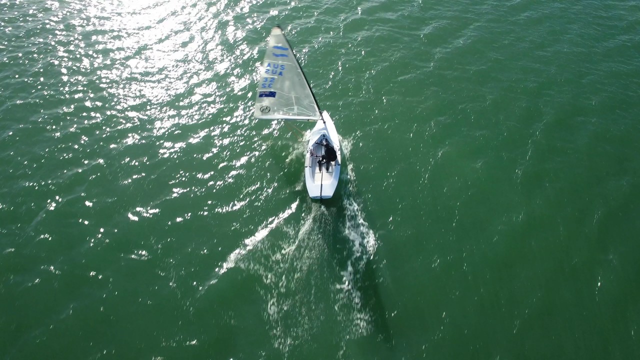 Finn Racing filmed by Drone