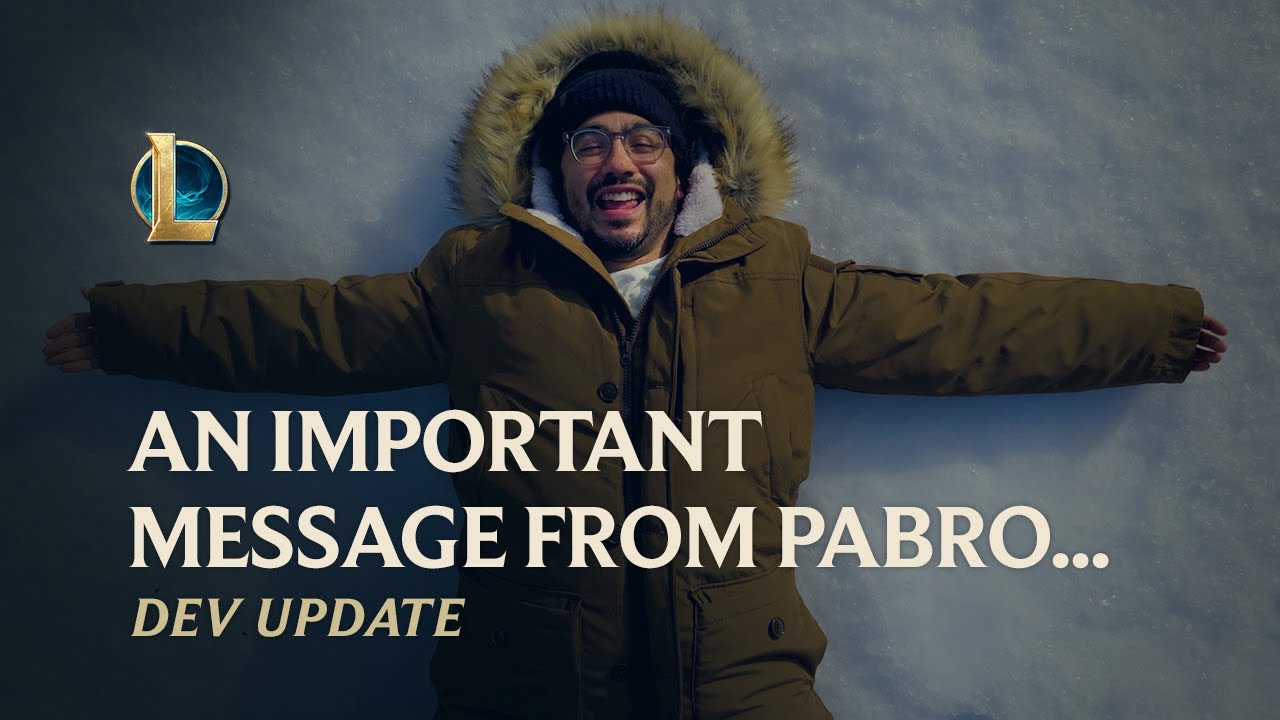 An Important Message From Pabro...