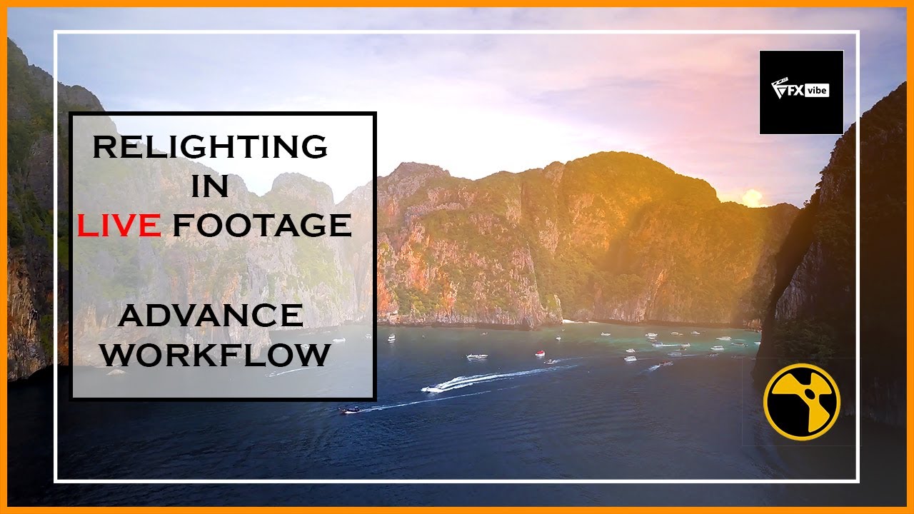HOW TO DO RE-LIGHTING IN LIVE FOOTAGE | NUKE TUTORIAL | VFX VIBE