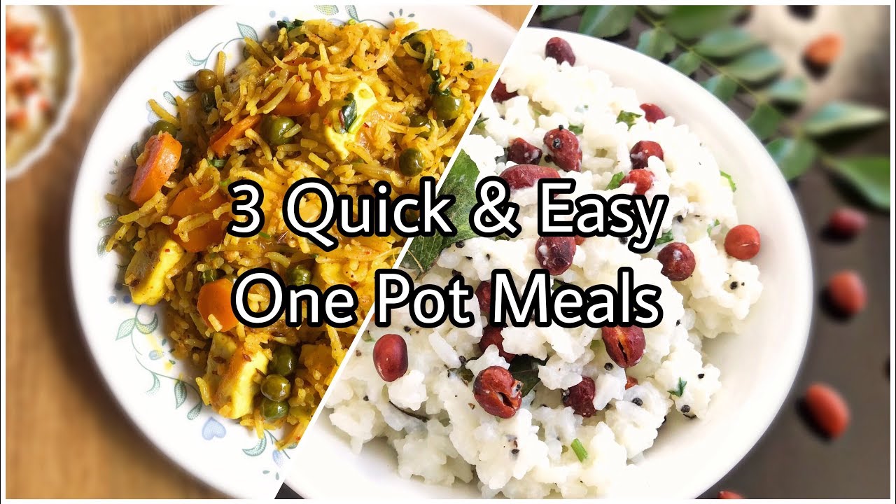 10 Minute Meals Recipes | One Pot Meals Vegetarian | Easy Dinner Recipes Vegetarian Indian