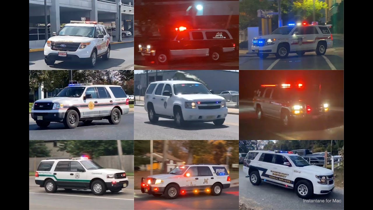 Command Vehicles & Chiefs Responding Compilation #1