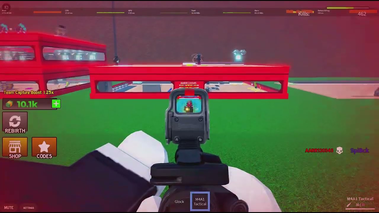 RedvsBlue Tycoon  plus M4A1 Gameplay 