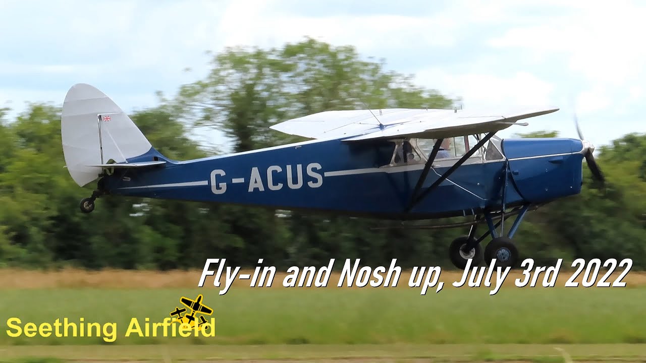 Seething Airfield Summer Fly-in and Nosh up 3rd July 2022 - Great selection of vintage aircraft