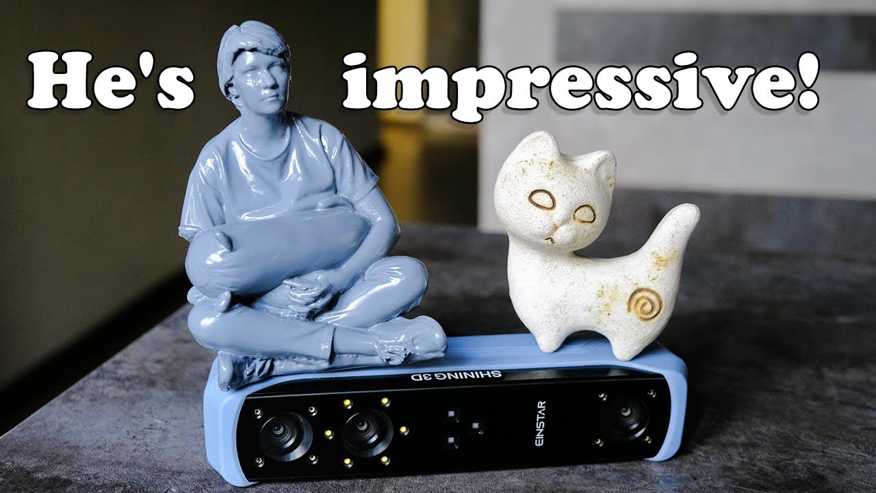 Einstar 3D Scanner by SHINING 3D Amazing Accuracy and Simplicity!