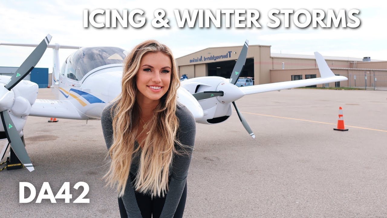 DA42 Navigating Icing and Winter STORMS | Buffalo NY to Lexington KY