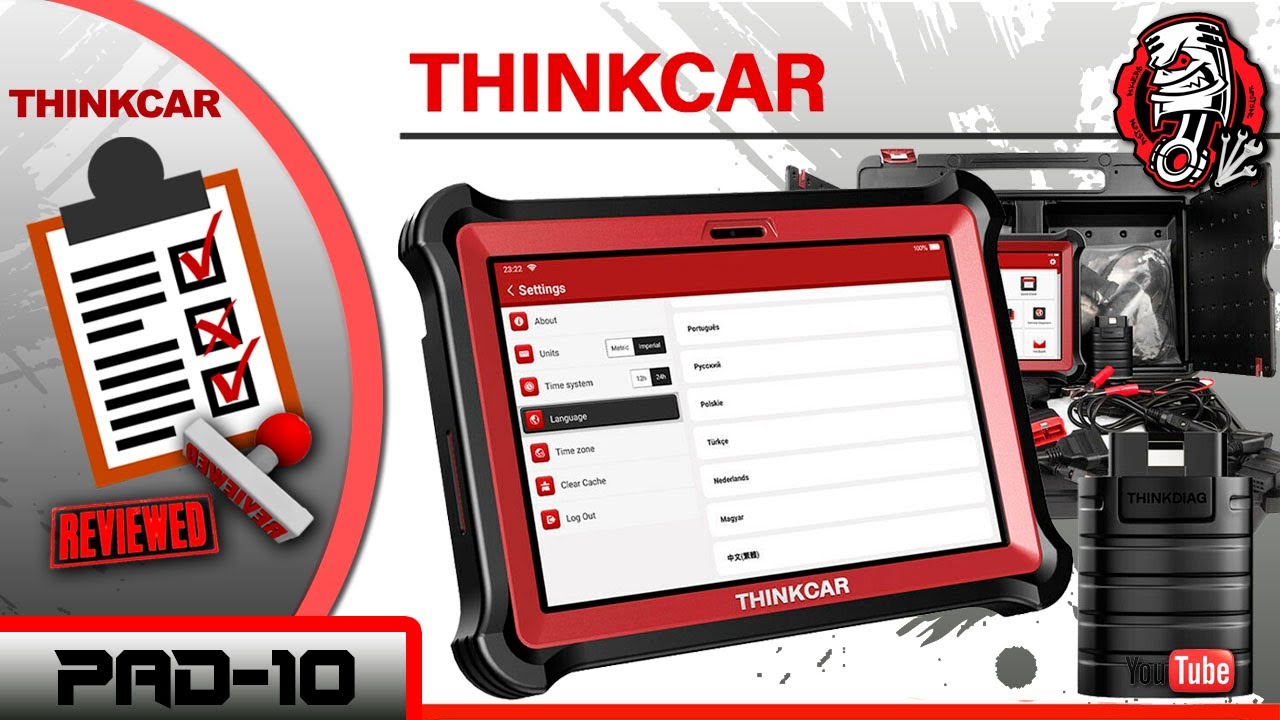 1153 | THINKCAR THINKTOOL PAD-10 ESCANER UNBOXING & REVIEW