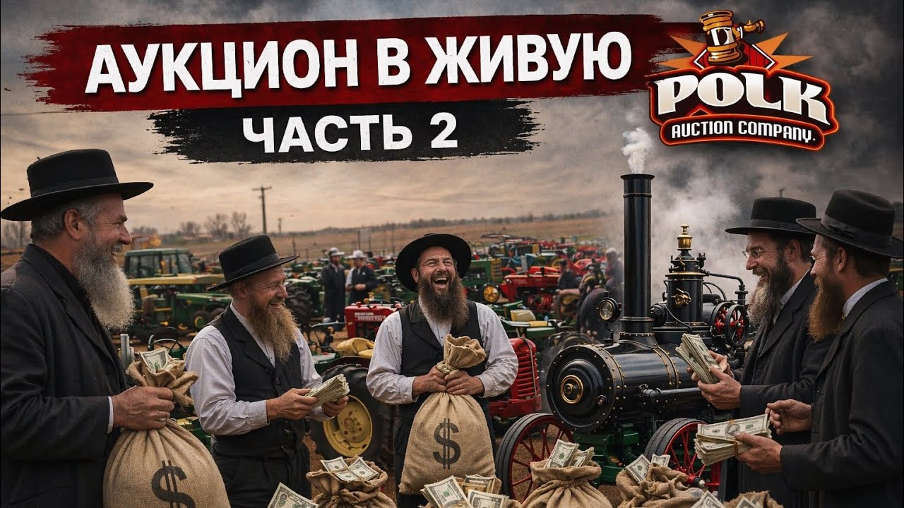 АУКЦИОН В США ВЖИВУЮ 🇺🇸 СКОЛЬКО СТОЯТ СТАРЫЕ ТРАКТОРА? ЧАСТЬ 2 😱#винтаж #жизньвсша #нашивсша 