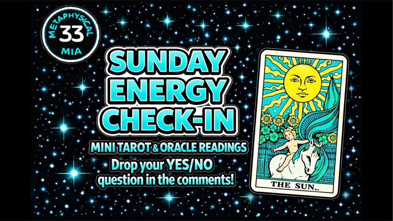 ENERGY CHECK IN! FREE  MINI TAROT & ORACLE CARD READINGS! DROP YOUR YES OR NO QUESTIONS IN THE CHAT