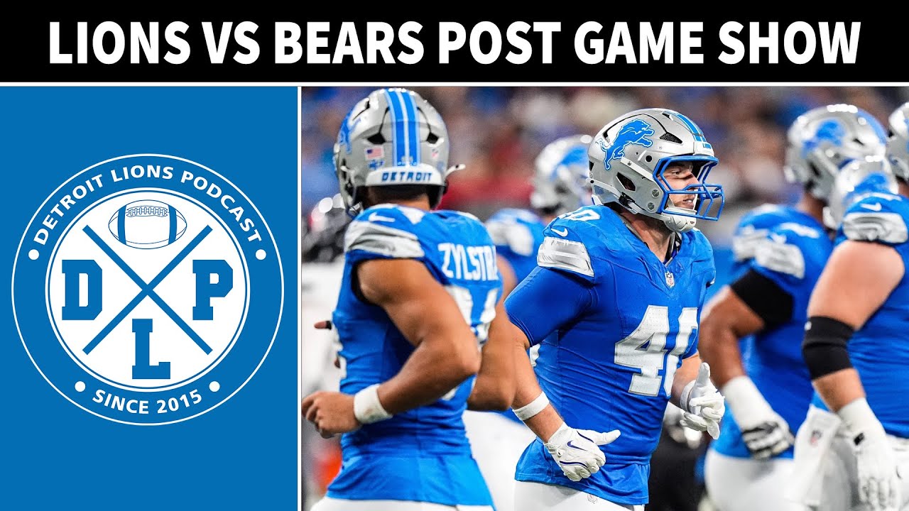 Chicago Bears Post Game | Detroit Lions Podcast Reacts