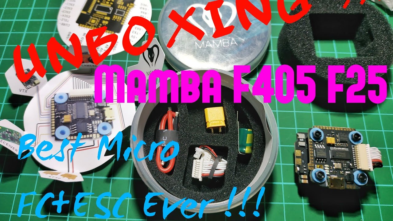 UNBOXING Mamba F405 F25 - F4 Mini Power Tower