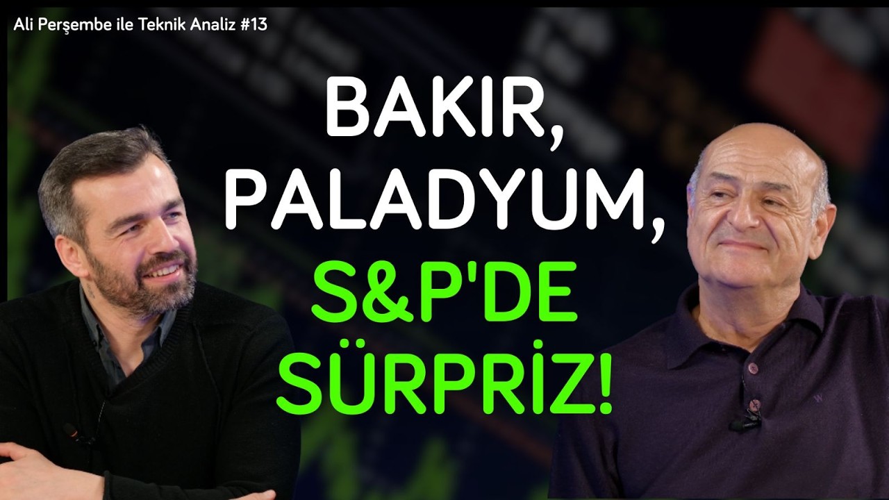 Bakır, Paladyum ve S&P'de sürpriz! | Ali Perşembe ile Teknik Analiz #13