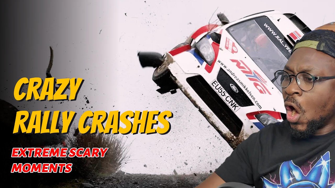 Formula 1 Fan Reacts To Insane Rally Crashes