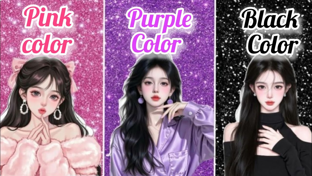 Pink 💗 vs Purple 💜 vs Black 🖤 | Color Battle &ndash; Which One Wins? 🔥