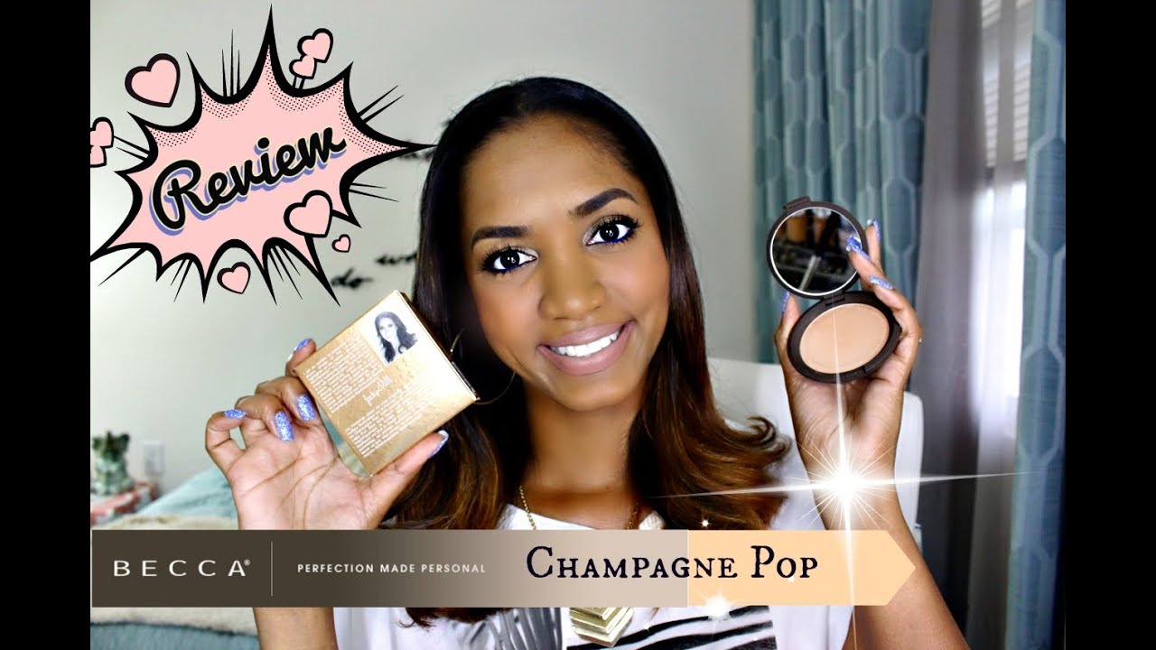 REVIEW | SWATCHES | DEMO ✩ Becca x Jaclyn Hill Champagne Pop Shimmering Skin Perfector Pressed