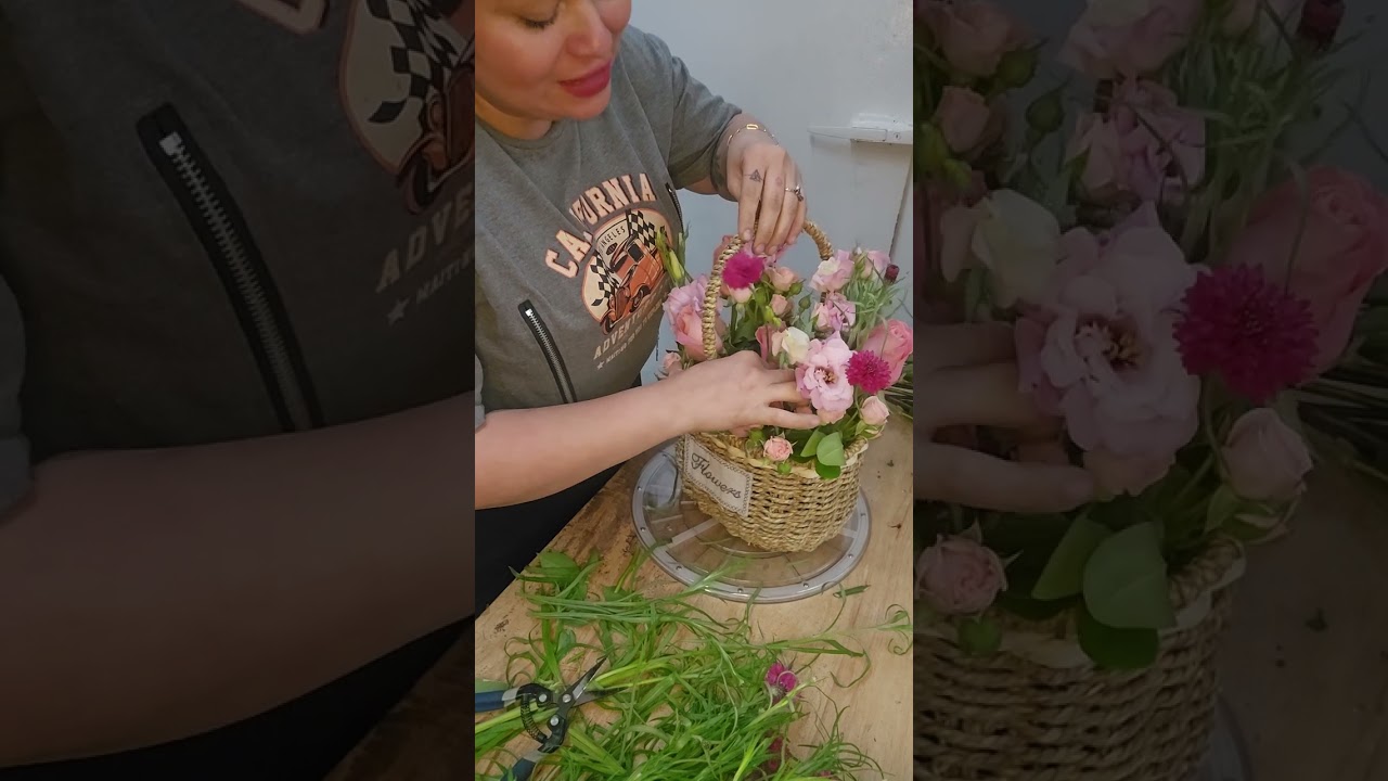 floral Basket !! canasta floral