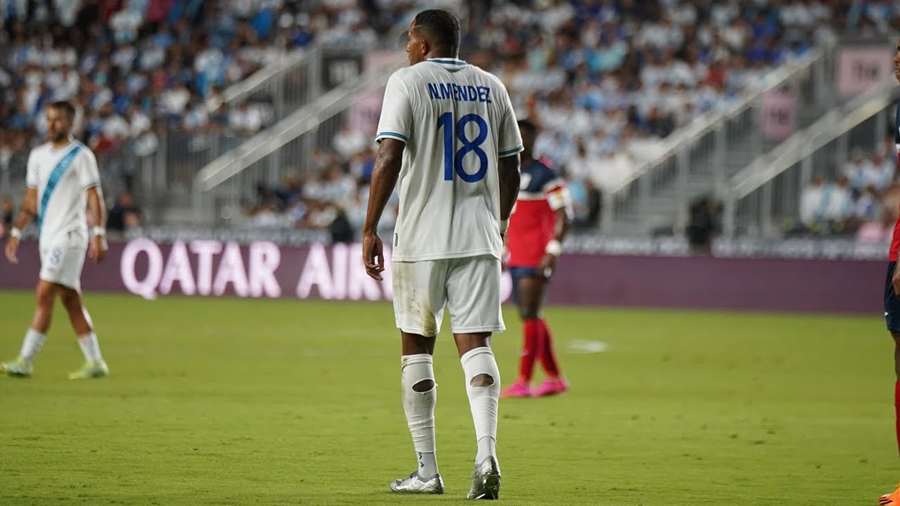 Así fue el debut de Nathaniel Mendez-Laing con la selección de Guatemala