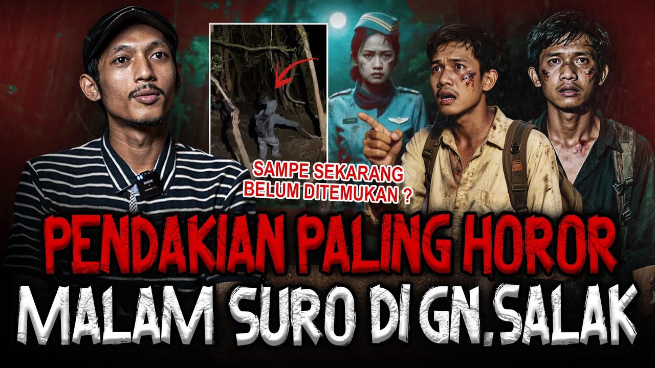PENDAKIAN PALING HOROR MALAM SURO?! HILANGNYA 2 PENDAKI SAMPE KORBAN PRAMUGARI DI GUNUNG SALAK