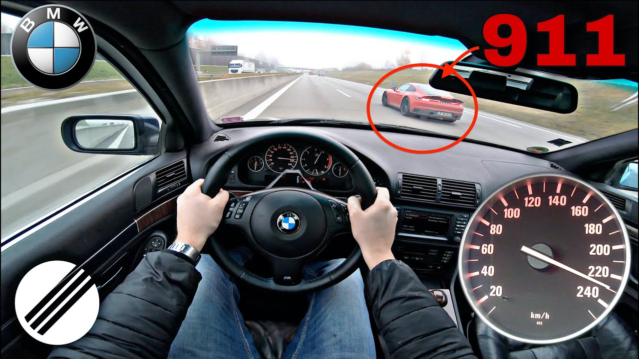 2002 BMW E39 530d  ТОП СПИД ДРАЙВ НА НЕМЕЦКОМ АВТОБАНЕ 🏎