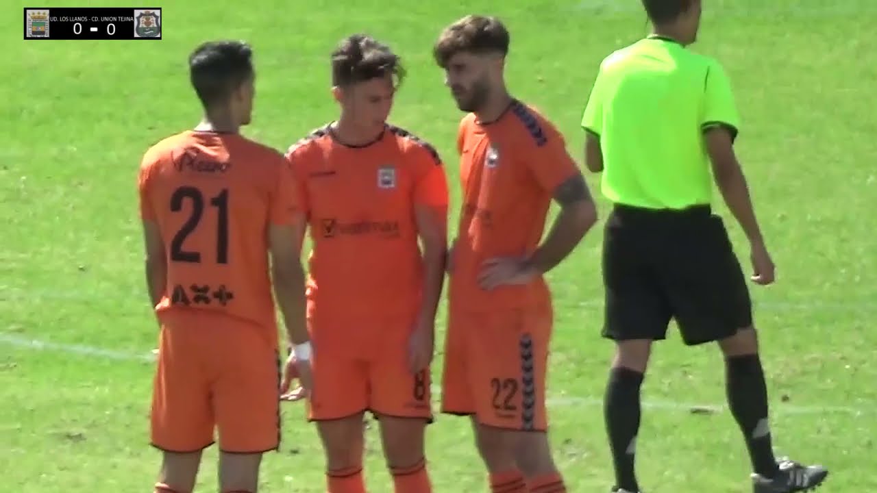 31-10-21 UD. LOS LLANOS - CD.  UNION TEJINA - V JOR. DE LA LIGA REGIONAL PREFERENTE 2021 - 22 .
