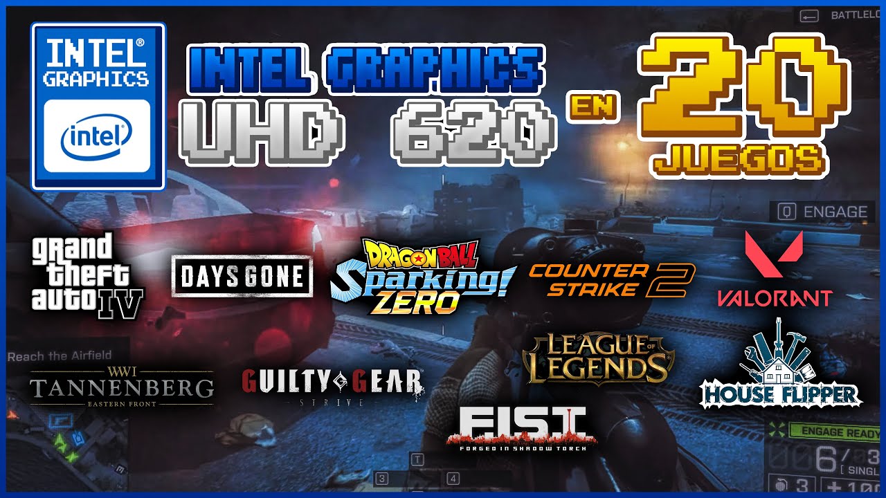 20 JUEGOS con una UHD 620! | @pxiero