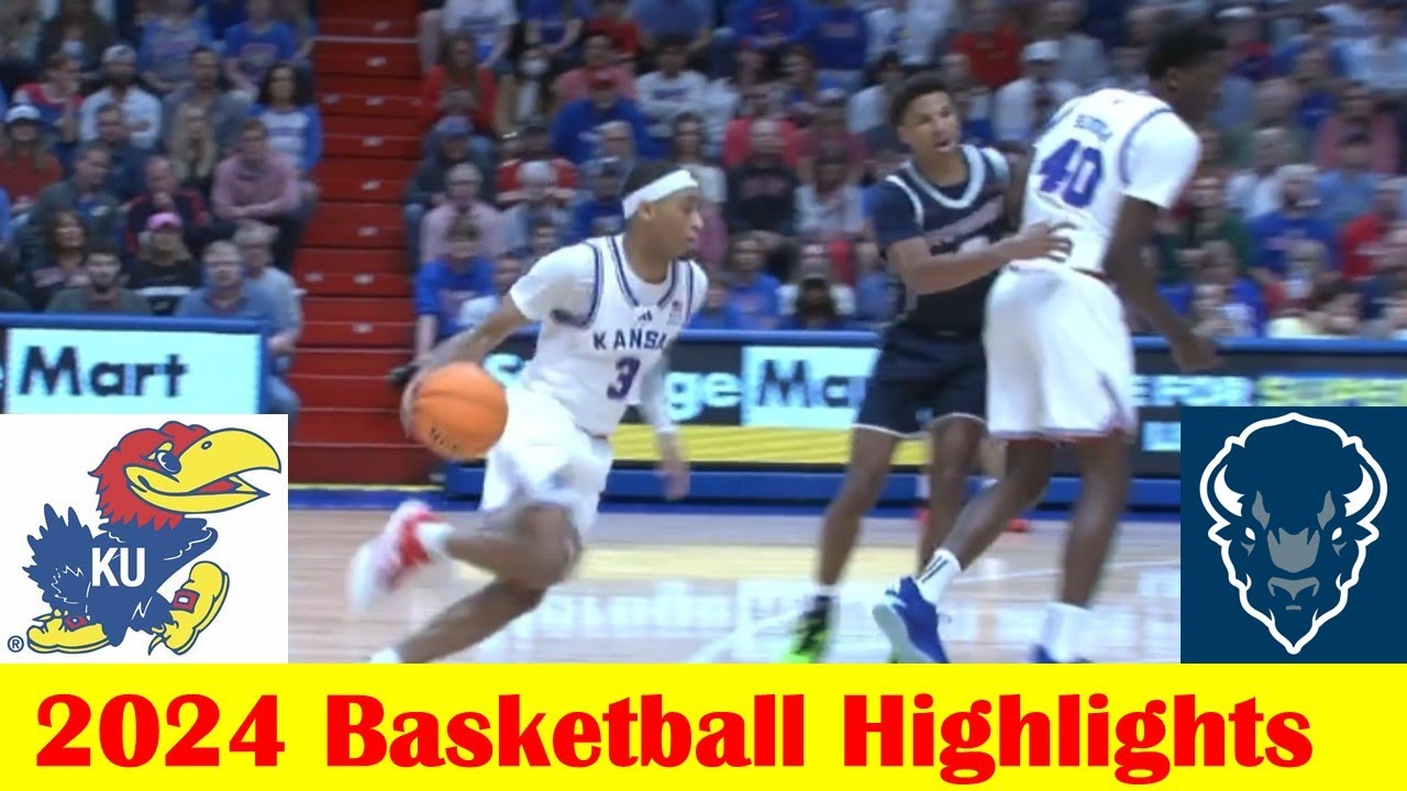 Howard vs #1 Kansas Basketball Game Highlights 11 4 2024
